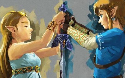 el enlace de link y Zelda