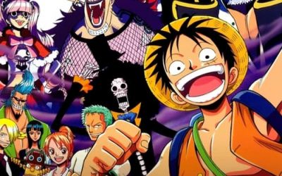 Un esqueleto muy simpático una batalla  el sake de binks y la nueva espada de zoro