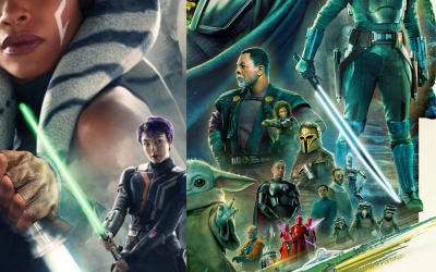 El mandaloriano su amiguete una antigua maestra y en busca de una persona